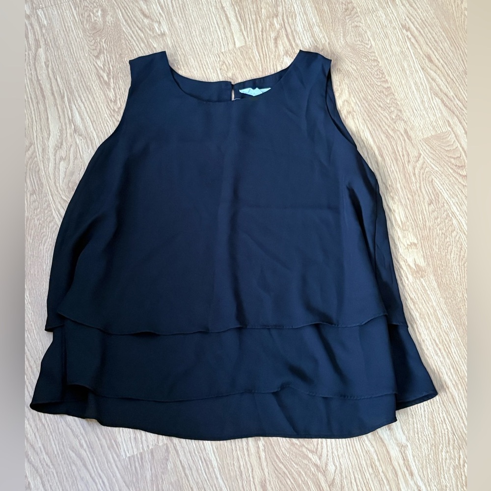 Stella Luce Black Layered Blouse